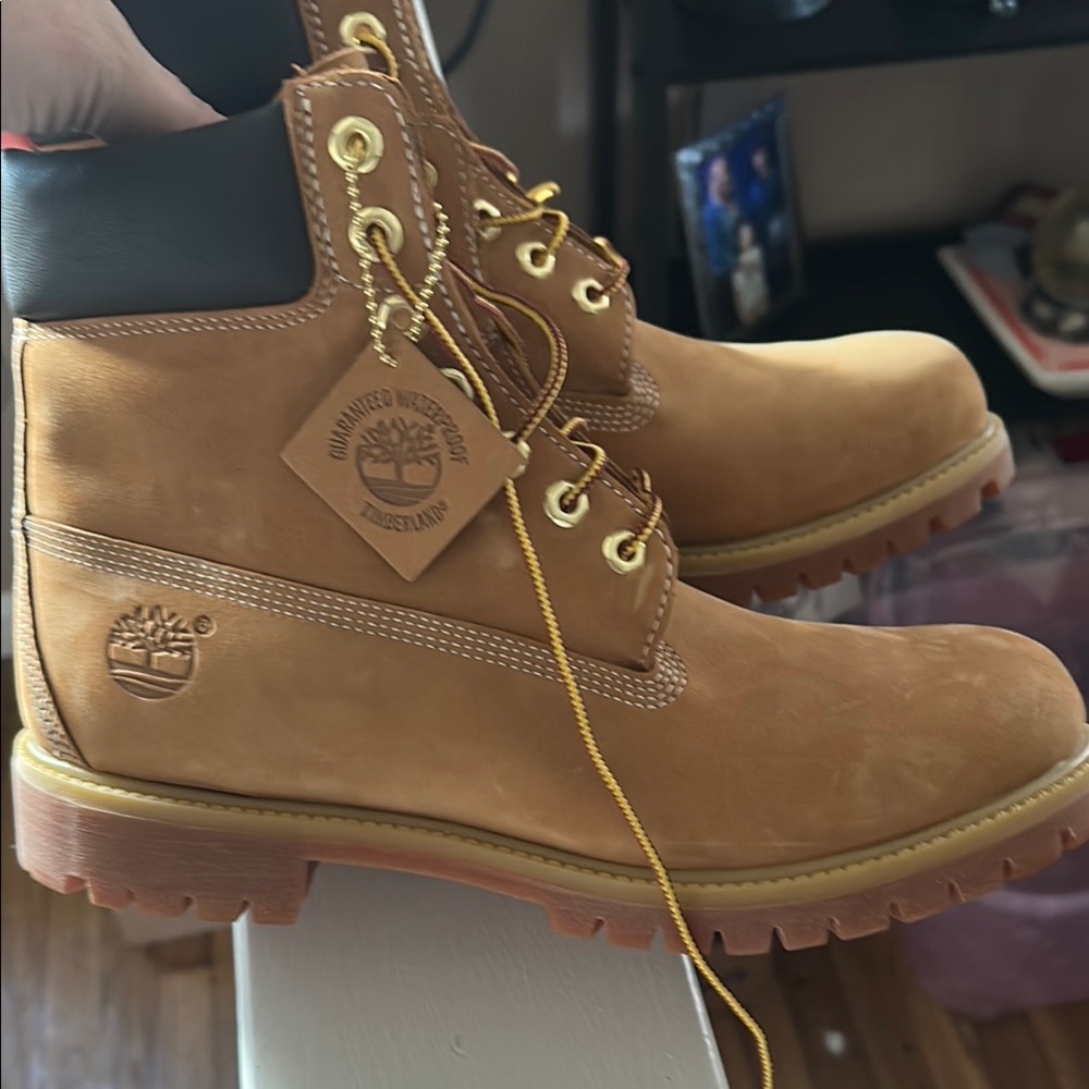 Timberland Tan Leather Boots